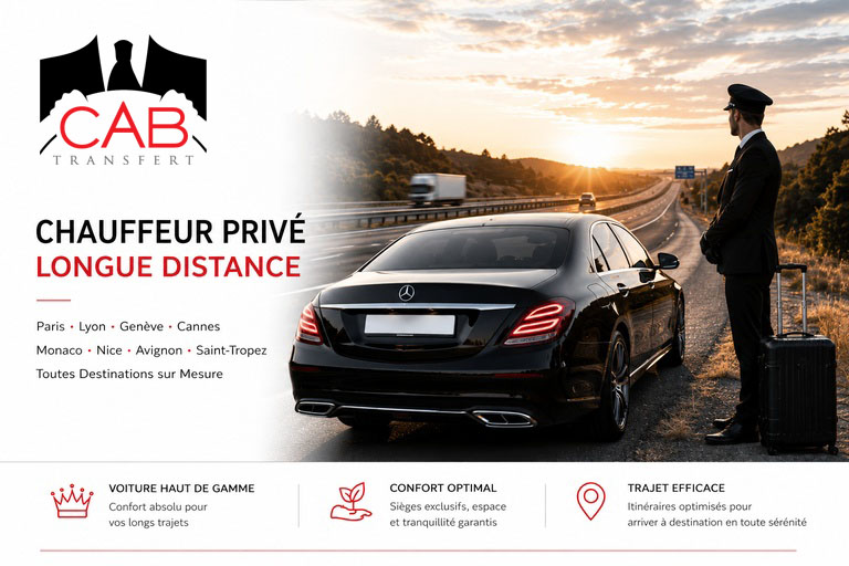 Transfert VTC longue distance